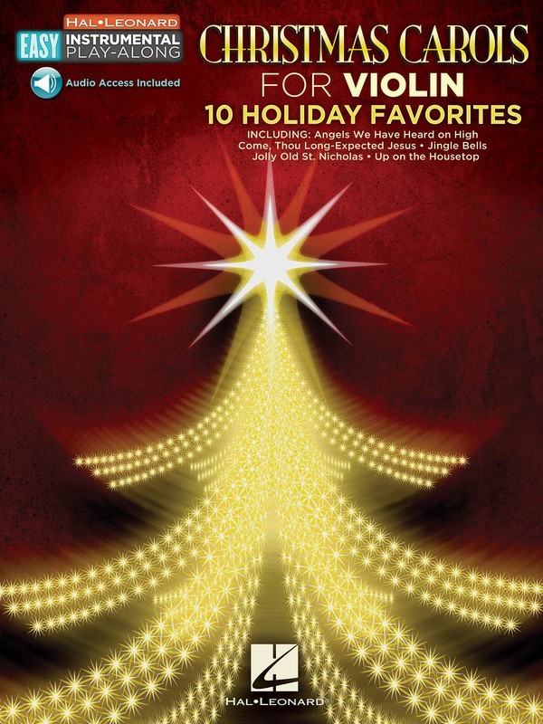 Christmas Carols for Violin Play-Along Book